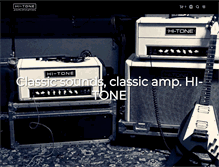 Tablet Screenshot of hi-tone-amps.com